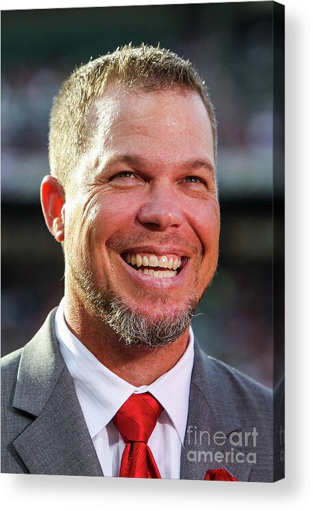 Atlanta Acrylic Print featuring the photograph Chipper Jones by Daniel Shirey