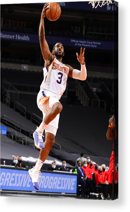 Nba Pro Basketball Acrylic Print featuring the photograph Chris Paul by Barry Gossage