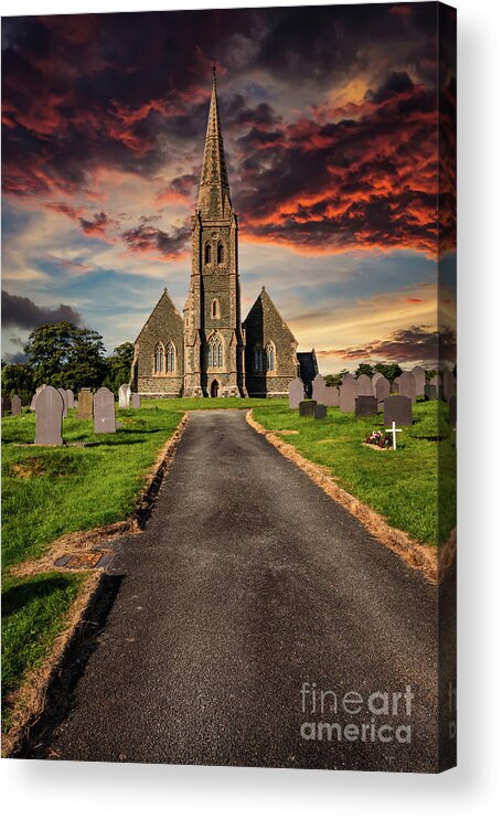 Christ Church Acrylic Print featuring the photograph Christ Church Deiniolen by Adrian Evans