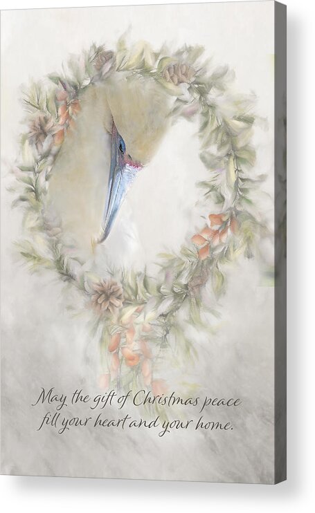 Photography Acrylic Print featuring the digital art Christmas Peace by Terry Davis