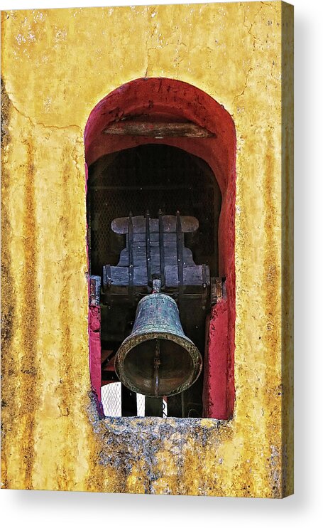 Church Bell Acrylic Print featuring the photograph Church bell by Tatiana Travelways