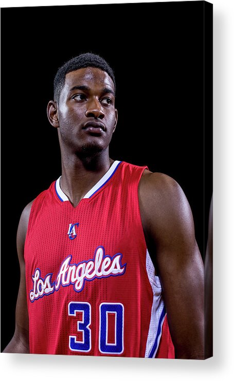 Nba Pro Basketball Acrylic Print featuring the photograph C.j. Wilcox by Nick Laham