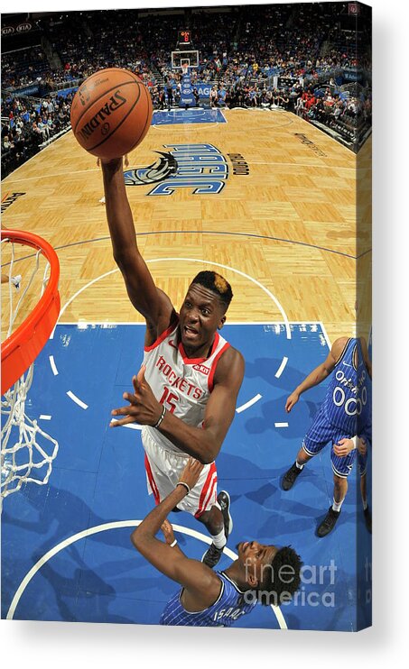 Nba Pro Basketball Acrylic Print featuring the photograph Clint Capela by Fernando Medina