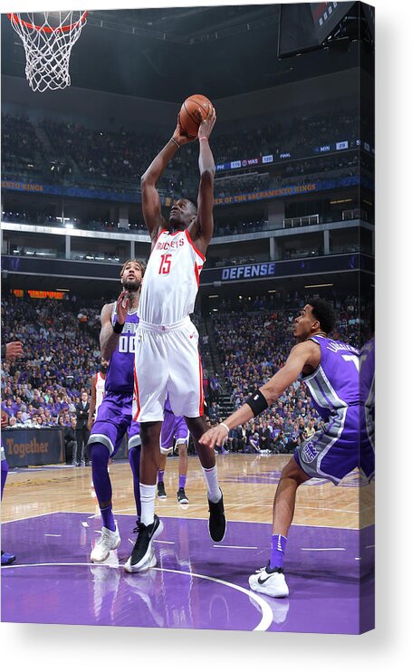 Nba Pro Basketball Acrylic Print featuring the photograph Clint Capela by Rocky Widner