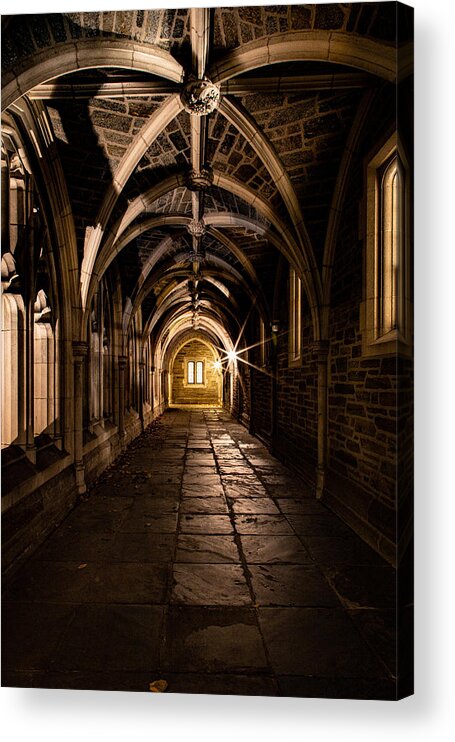 Hallway Acrylic Print featuring the photograph Cloister Vault Hallway by Kevin Plant