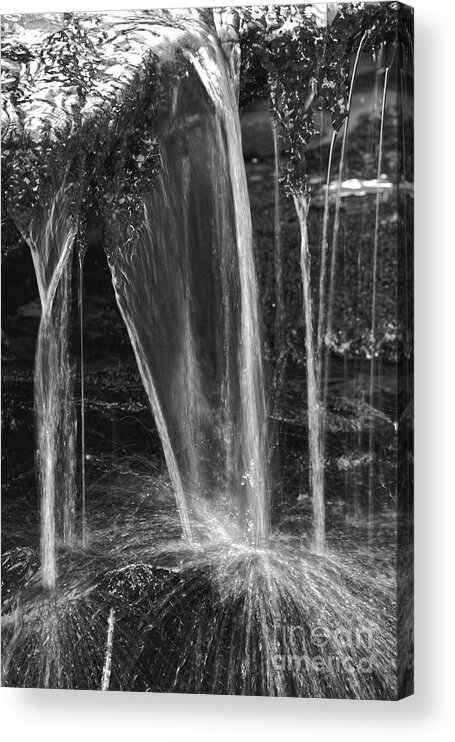 Falls Branch Falls Acrylic Print featuring the photograph Close Up Waterfall by Phil Perkins