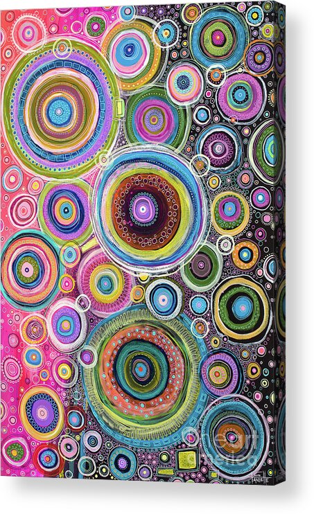Color My Soul Acrylic Print featuring the painting Color My Soul by Tanielle Childers