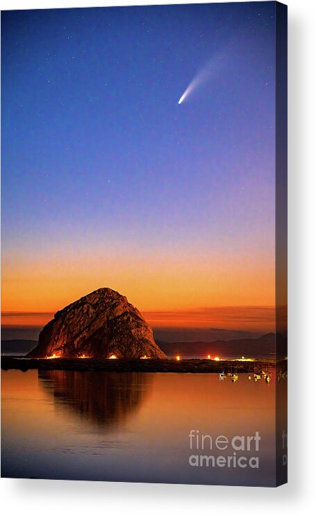 Comet Acrylic Print featuring the photograph Comet Rock by Alice Cahill