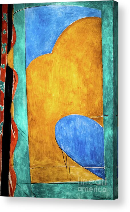 Matisse Acrylic Print featuring the painting Composition by Matisse by Henri Matisse