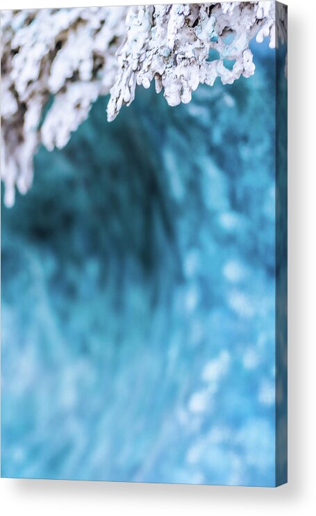 Water Acrylic Print featuring the photograph Crashing Wave by Rick Nelson