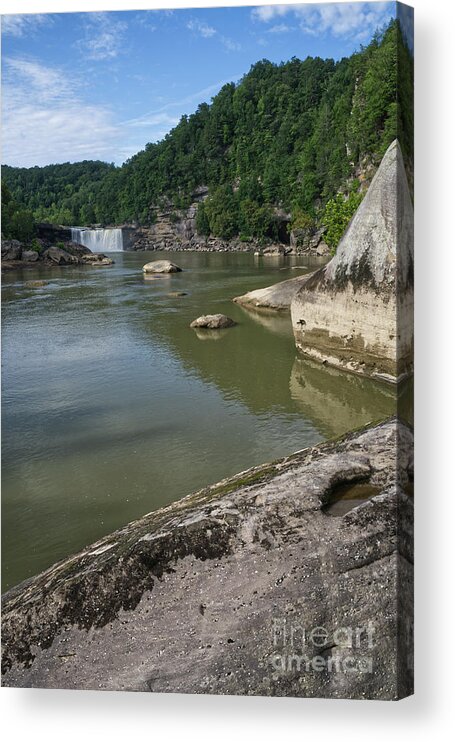 Cumberland Falls Acrylic Print featuring the photograph Cumberland Falls 43 by Phil Perkins