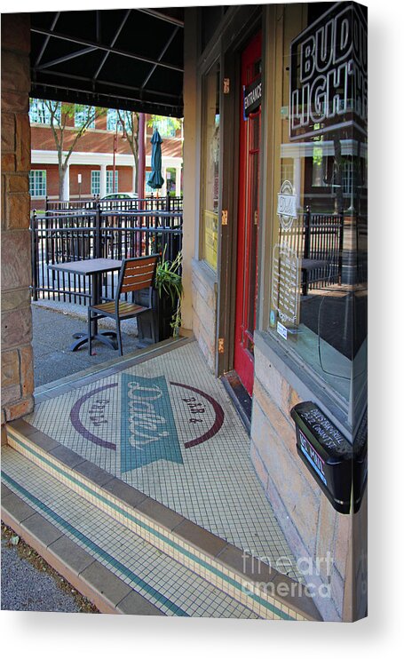 Dales Acrylic Print featuring the photograph Dales Bar and Grill Entrance Maumee Ohio 7556 by Jack Schultz