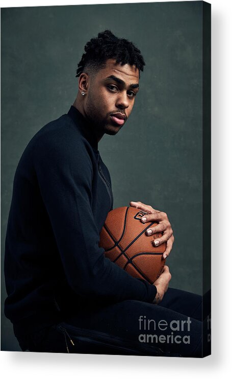 Event Acrylic Print featuring the photograph D'angelo Russell by Jennifer Pottheiser