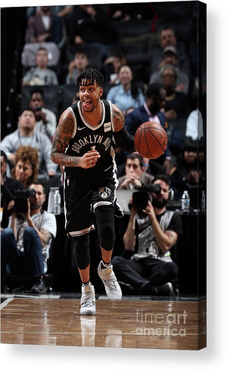 D'angelo Russell Acrylic Print featuring the photograph D'angelo Russell by Joe Murphy