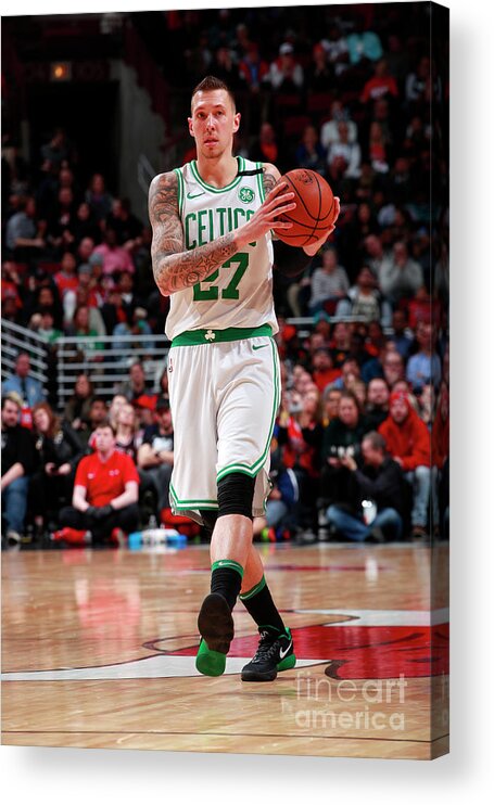 Nba Pro Basketball Acrylic Print featuring the photograph Daniel Theis by Jeff Haynes