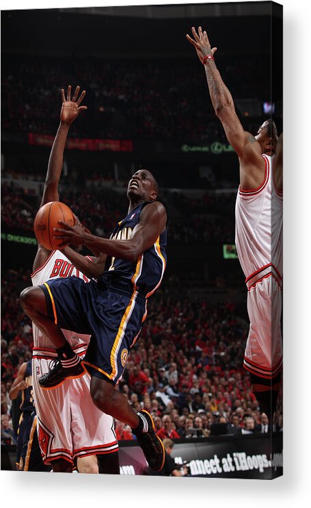 Playoffs Acrylic Print featuring the photograph Darren Collison by Gary Dineen