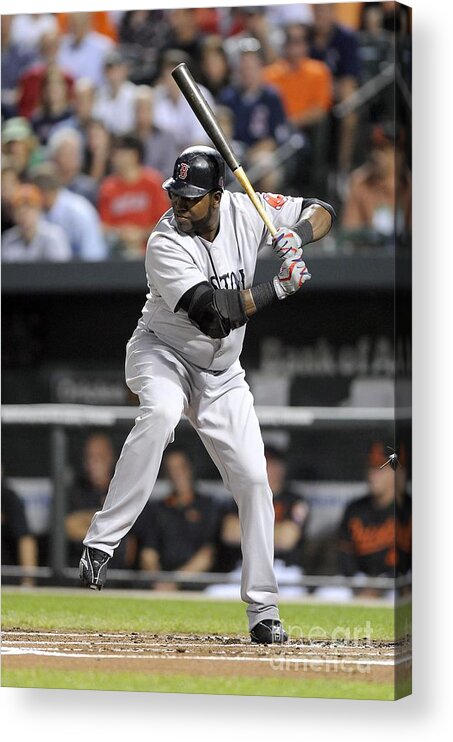 American League Baseball Acrylic Print featuring the photograph David Ortiz by G Fiume