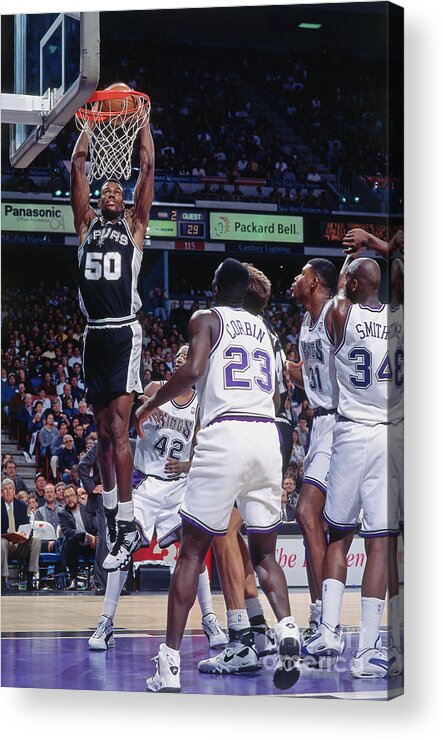 Nba Pro Basketball Acrylic Print featuring the photograph David Robinson by Rocky Widner