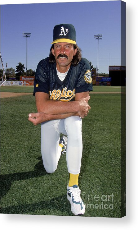 1980-1989 Acrylic Print featuring the photograph Dennis Eckersley by Don Smith