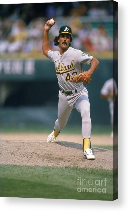 1980-1989 Acrylic Print featuring the photograph Dennis Eckersley by Ron Vesely
