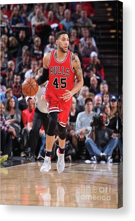 Denzel Valentine Acrylic Print featuring the photograph Denzel Valentine by Sam Forencich