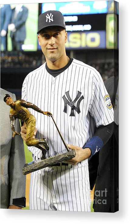 Game Two Acrylic Print featuring the photograph Derek Jeter by Rich Pilling