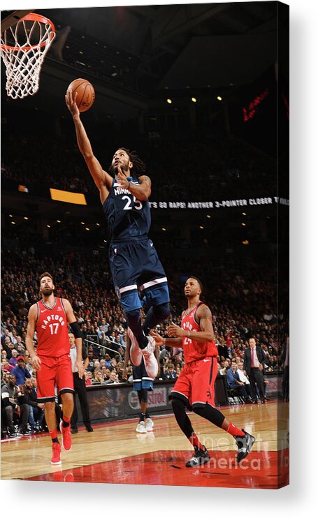 Nba Pro Basketball Acrylic Print featuring the photograph Derrick Rose by Ron Turenne