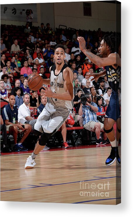 Nba Pro Basketball Acrylic Print featuring the photograph Derrick White by David Dow