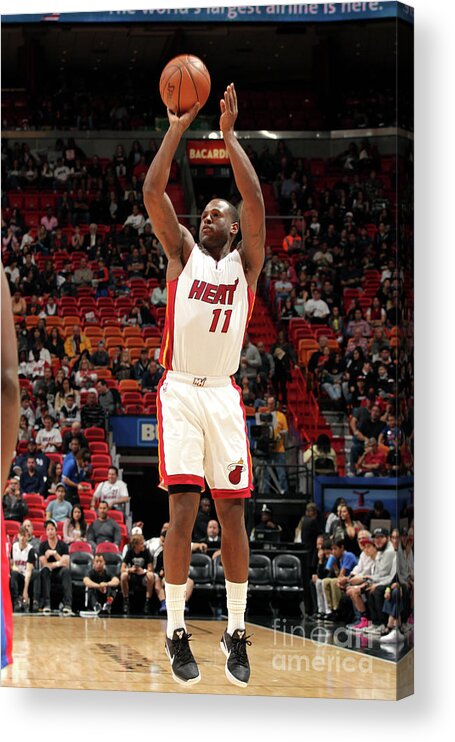 Dion Waiters Acrylic Print featuring the photograph Dion Waiters by Oscar Baldizon