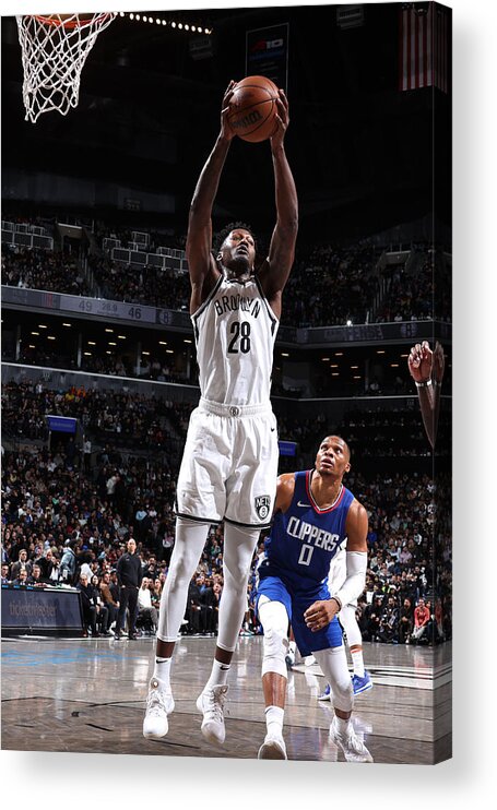 Nba Pro Basketball Acrylic Print featuring the photograph Dorian Finney-smith by Stephen Gosling