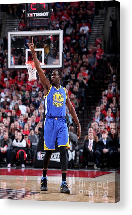 Playoffs Acrylic Print featuring the photograph Draymond Green by Sam Forencich