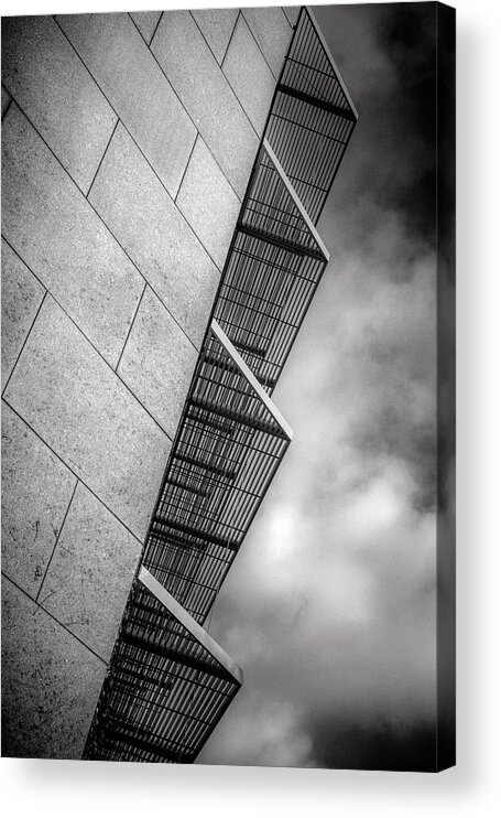 Dublin Acrylic Print featuring the photograph Dublin Civic Offices, Detail by Sublime Ireland