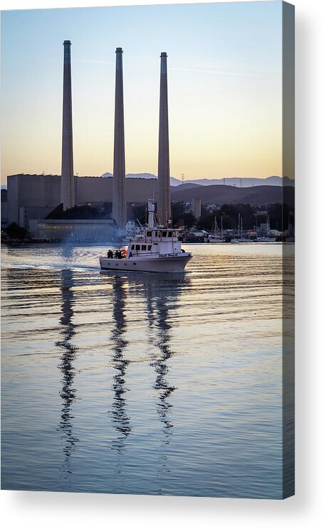 Fisherman Acrylic Print featuring the photograph Early Excursion by Gina Cinardo