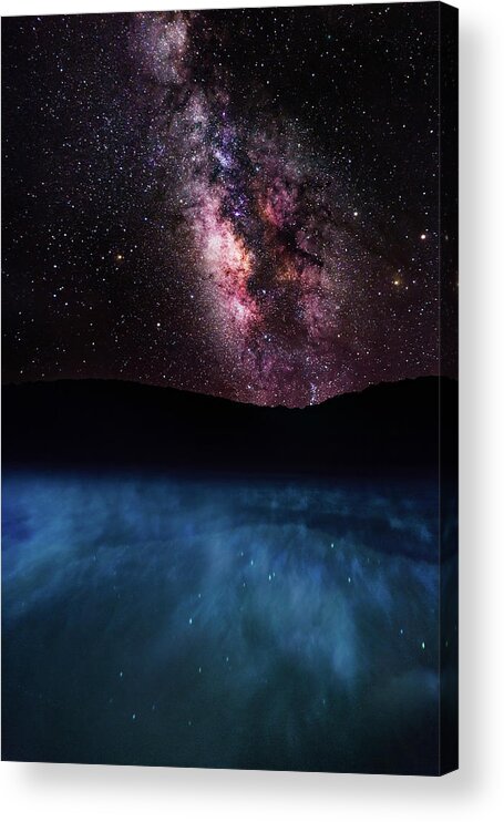 Milky Acrylic Print featuring the photograph Edge of the Universe by Amanda Jones