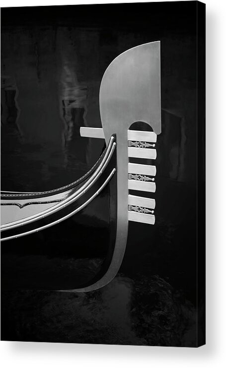 Gondola Acrylic Print featuring the photograph Ferro by Lee Sie