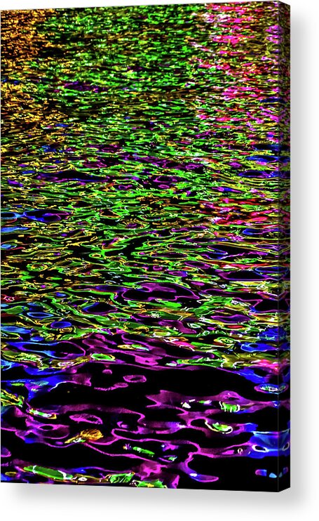 Abstract Photography Acrylic Print featuring the photograph Foreign Frequencies by Az Jackson