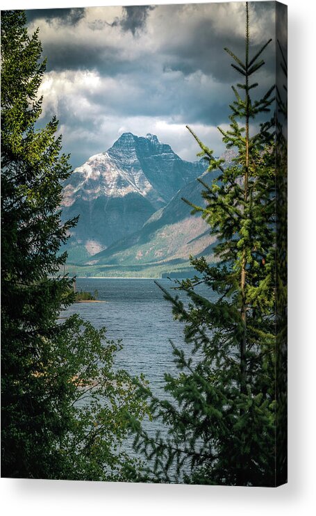Mountain Acrylic Print featuring the photograph Framing The Mountain by Trevor Parker