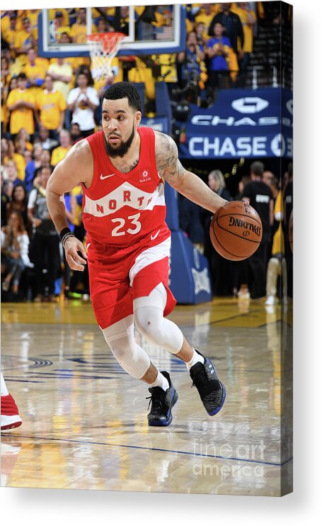 Playoffs Acrylic Print featuring the photograph Fred Vanvleet by Andrew D. Bernstein