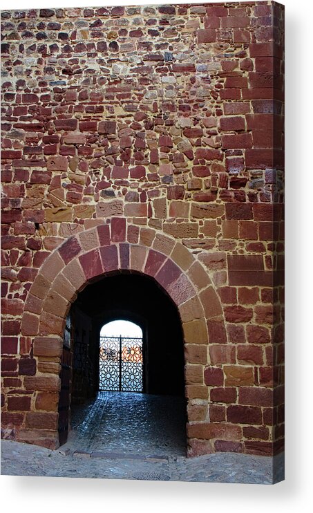 Silves Acrylic Print featuring the photograph Gate at the Castle of Silves by Angelo DeVal