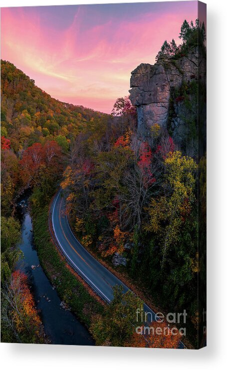Stone Face Acrylic Print featuring the photograph Gatekeeper by Anthony Heflin