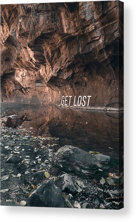 Desert Acrylic Print featuring the photograph Get Lost by Carmen Kern