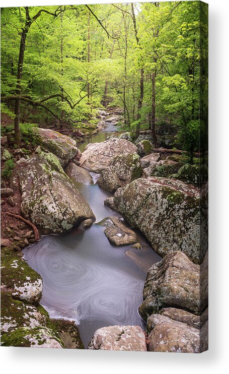 Flowing Acrylic Print featuring the photograph Ghost Dance Pool by Grant Twiss
