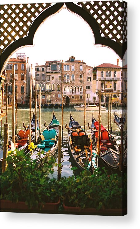 Italy Acrylic Print featuring the photograph Venice #2 by Claude Taylor