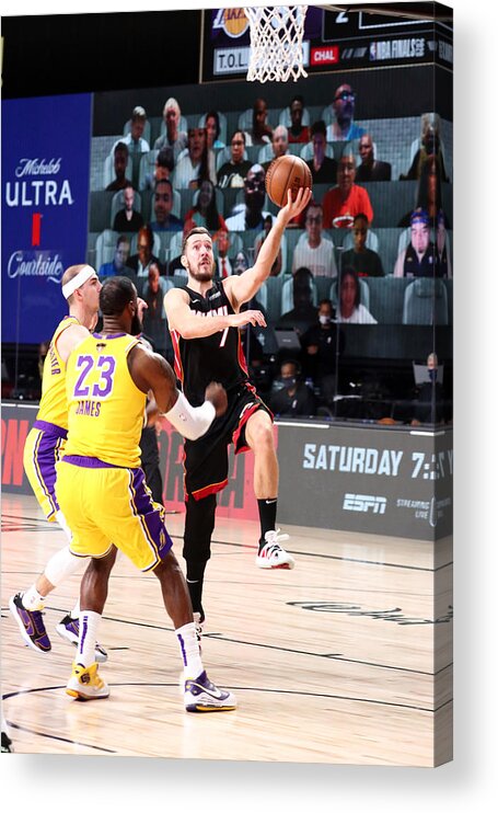 Goran Dragic Acrylic Print featuring the photograph Goran Dragic by Nathaniel S. Butler