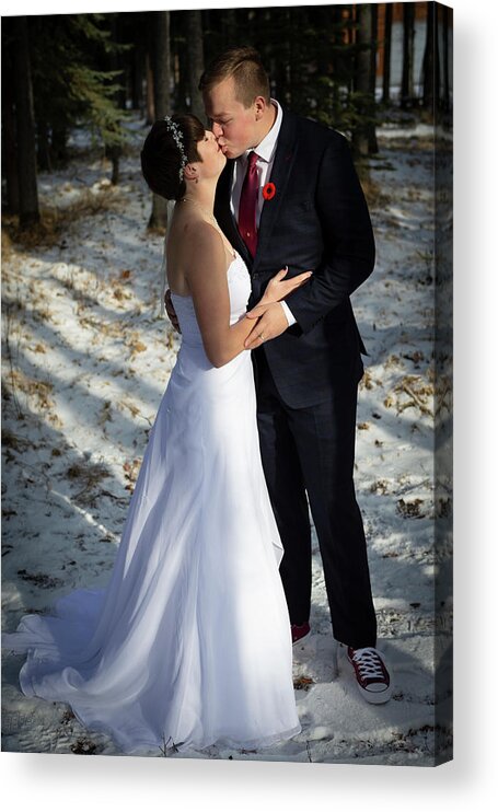 Wedding Acrylic Print featuring the photograph Greg's Winter Wedding by Jim Whitley