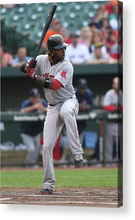 People Acrylic Print featuring the photograph Hanley Ramirez by Patrick Smith