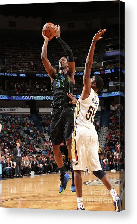 Smoothie King Center Acrylic Print featuring the photograph Harrison Barnes by Layne Murdoch