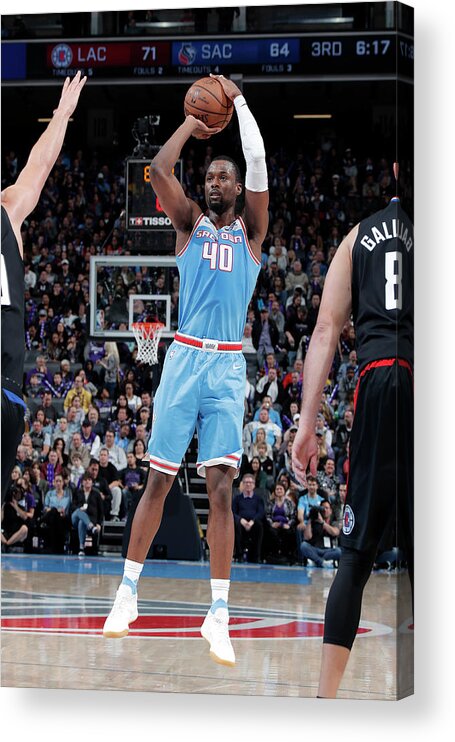 Nba Pro Basketball Acrylic Print featuring the photograph Harrison Barnes by Rocky Widner