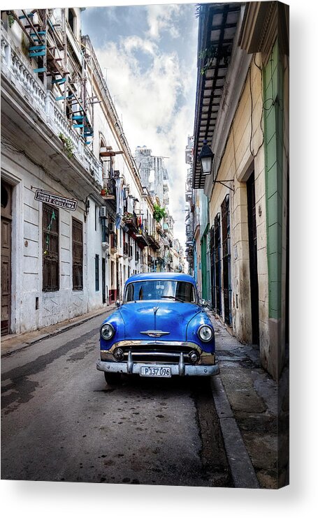 Havana Acrylic Print featuring the photograph Havana Vintage by Kathryn McBride