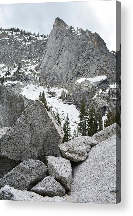 Sequoia National Park Acrylic Print featuring the photograph High Sierra Peak by Kyle Hanson